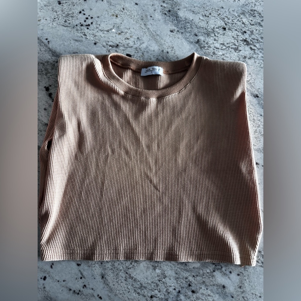 The Lifestyled Co Muscle Tee Size Pink Orange Clay